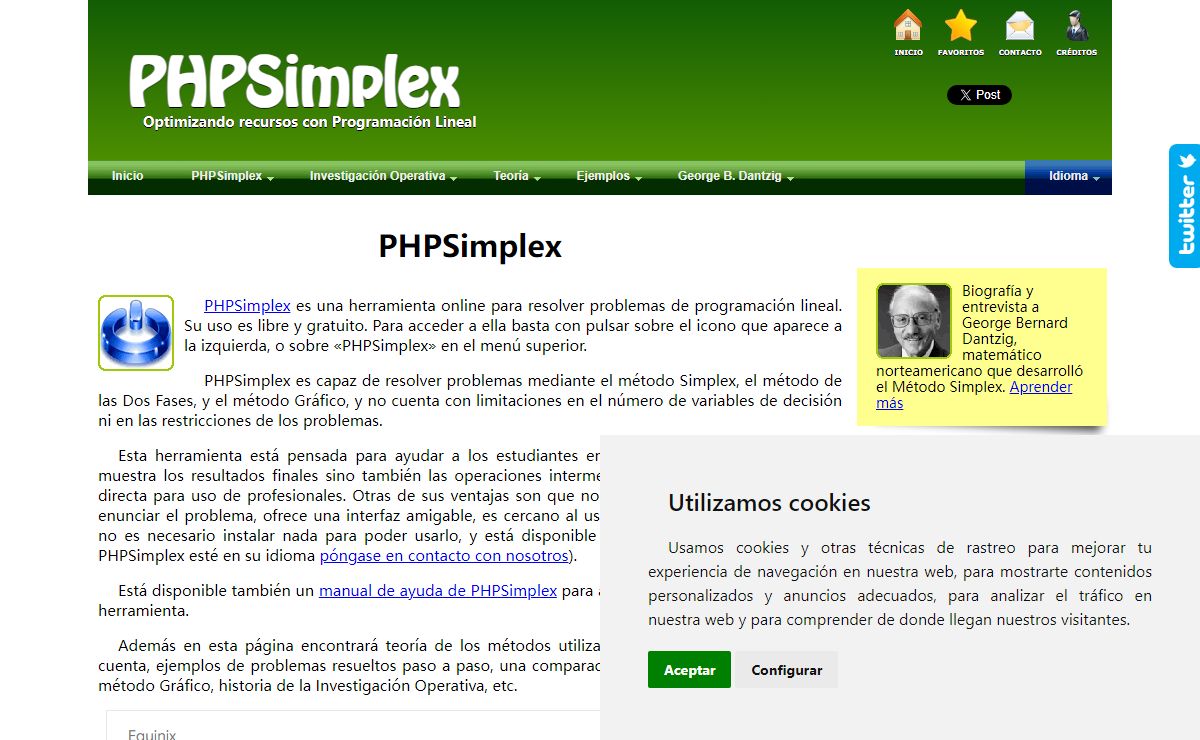 PHPSimplex