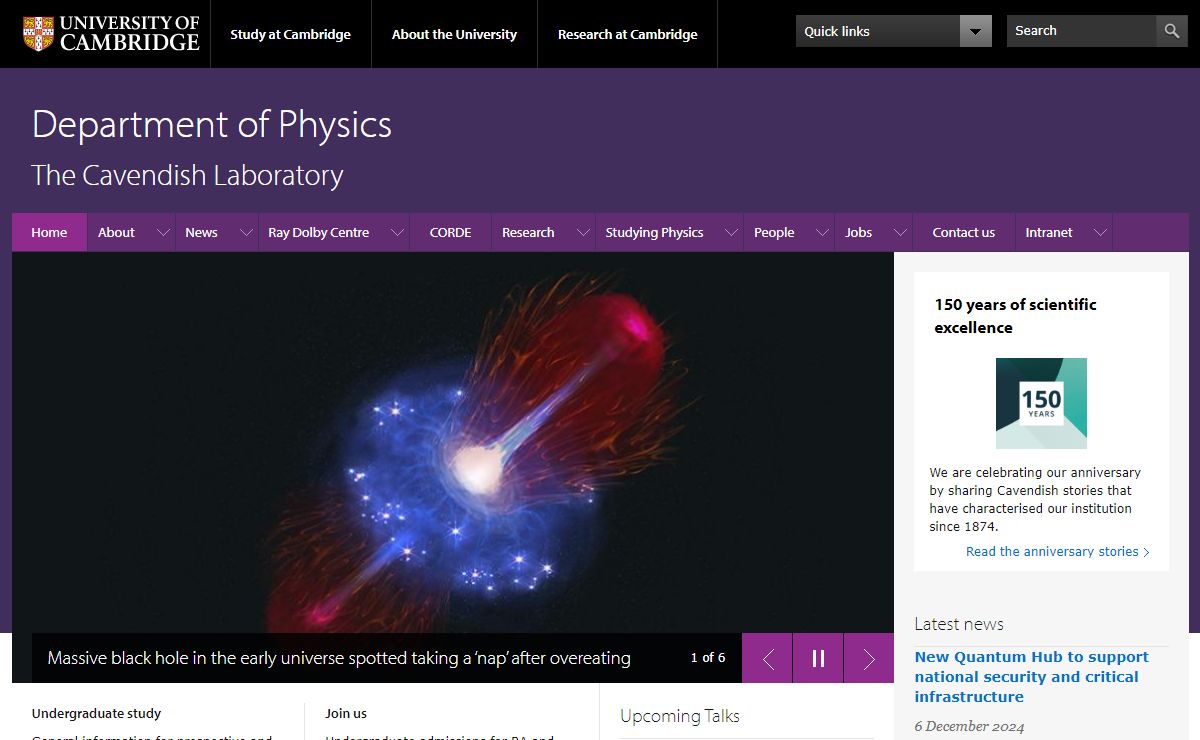 Department of Physics | The Cavendish Laboratory
