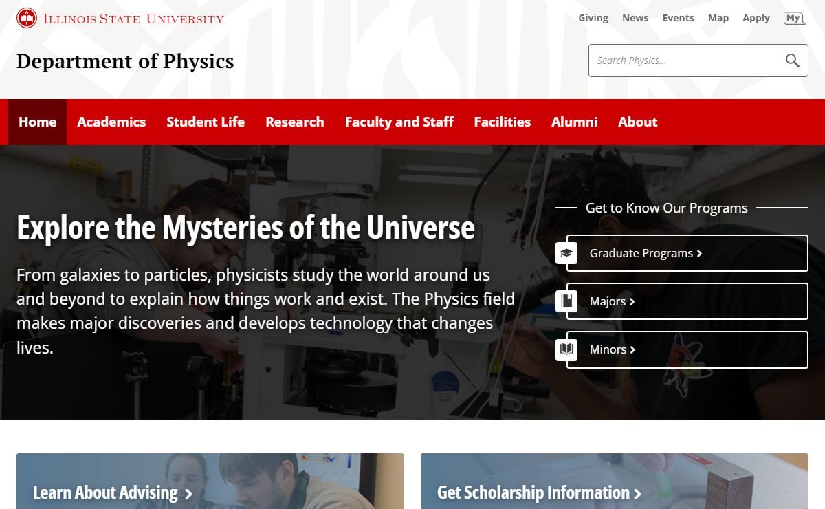 Department of Physics | Illinois State
