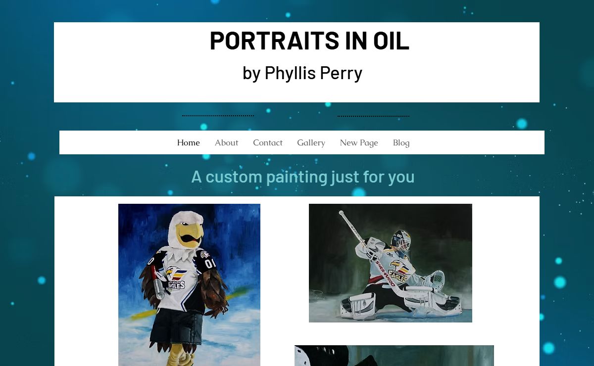 Custom oil paintings, phyllis perry portraits