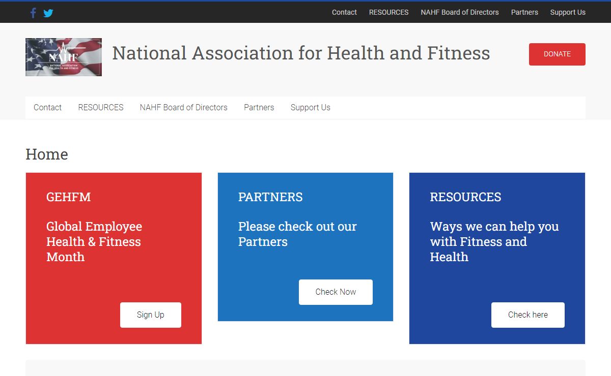 National Association for Health and Fitness