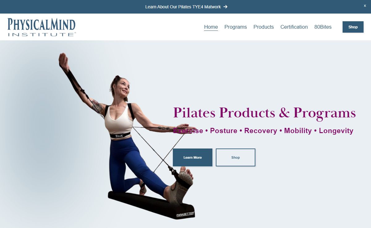 PhysicalMind Institute | Posture, Pilates and Yoga Equipment