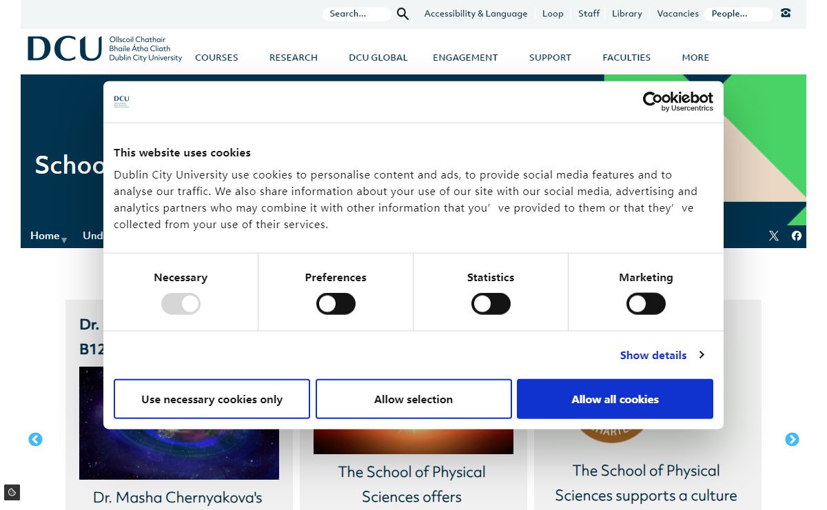 School of Physical Sciences | Dublin City University | School of Physics