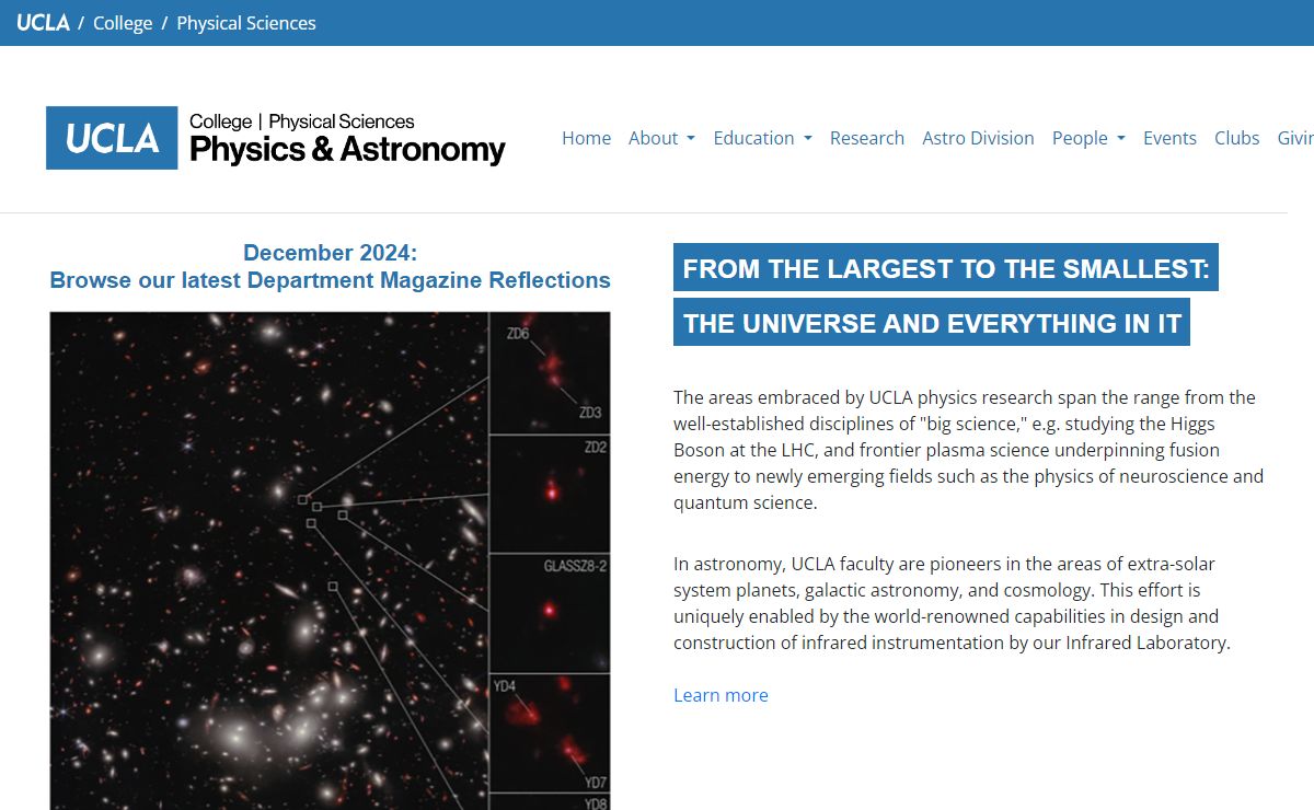 UCLA Physics & Astronomy