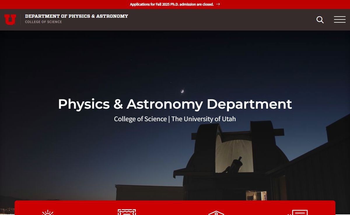 Department of Physics & Astronomy – College of Science