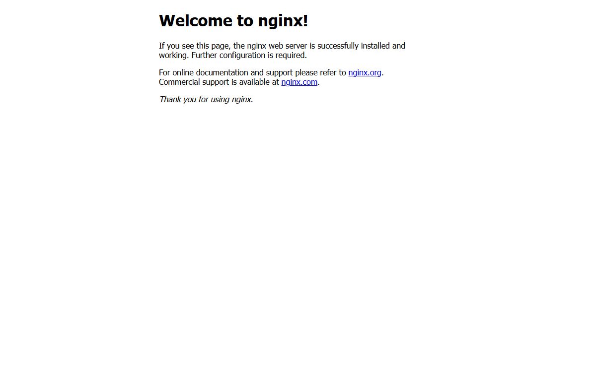 Welcome to nginx!