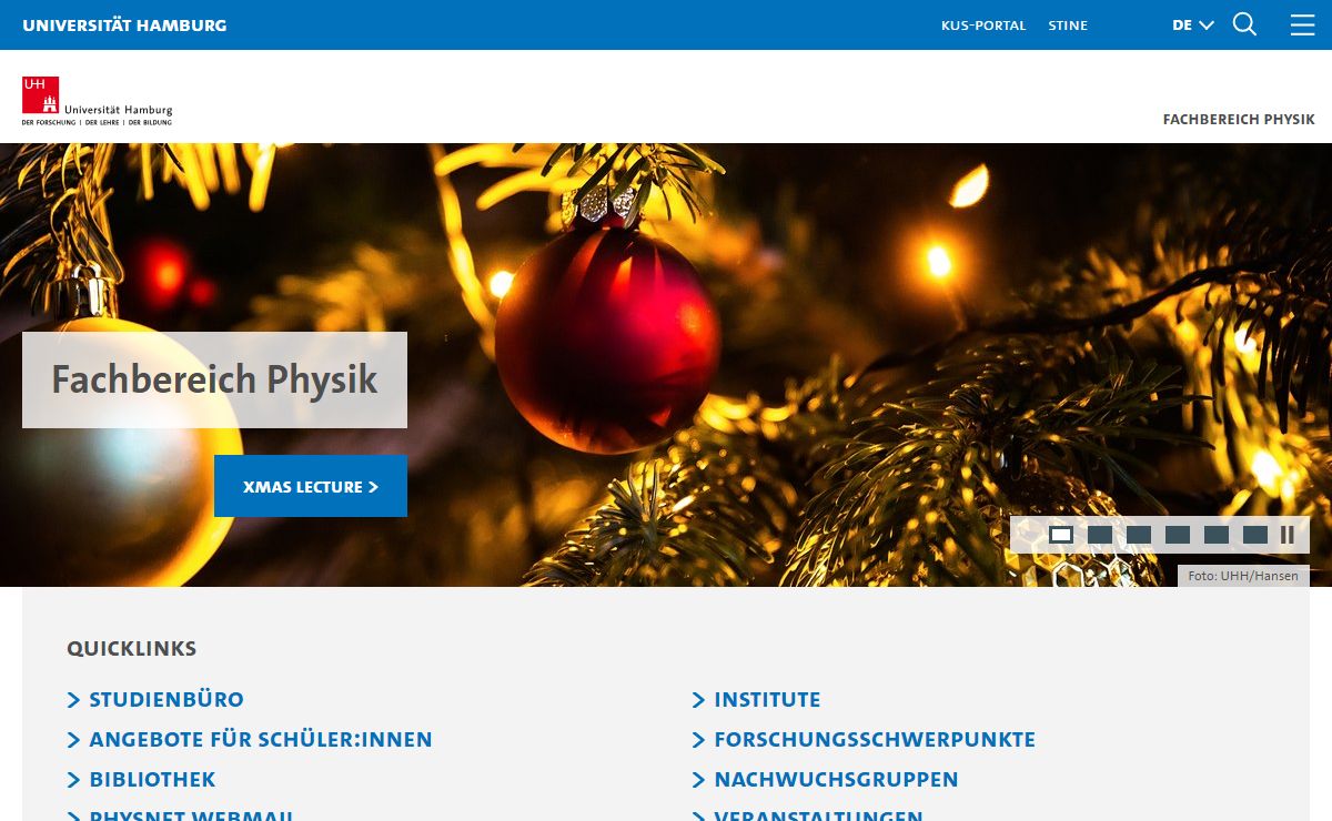 Fachbereich Physik : Universität Hamburg