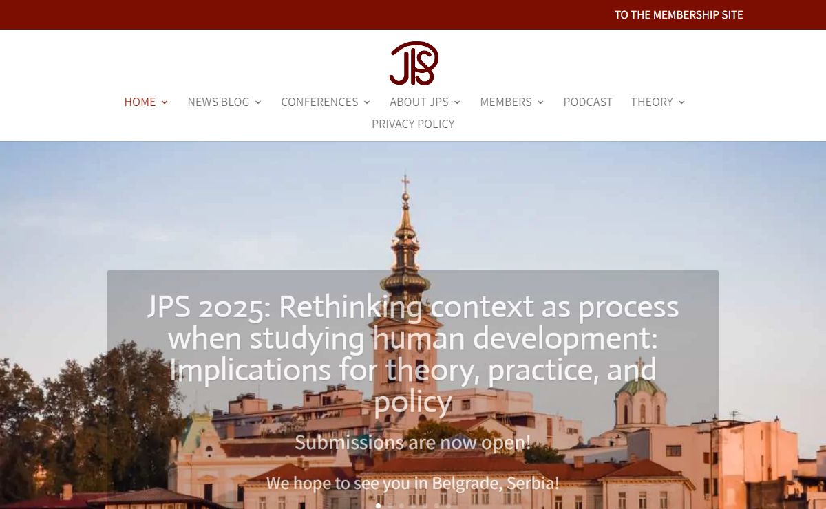 Jean Piaget Society | Society for the Study of Knowledge and Development