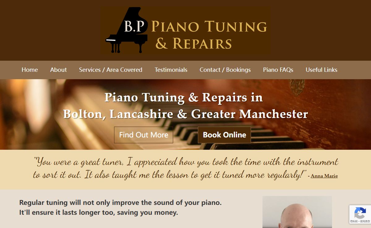 Piano Tuning & Repairs In Bolton, Lancashire & Greater Manchester