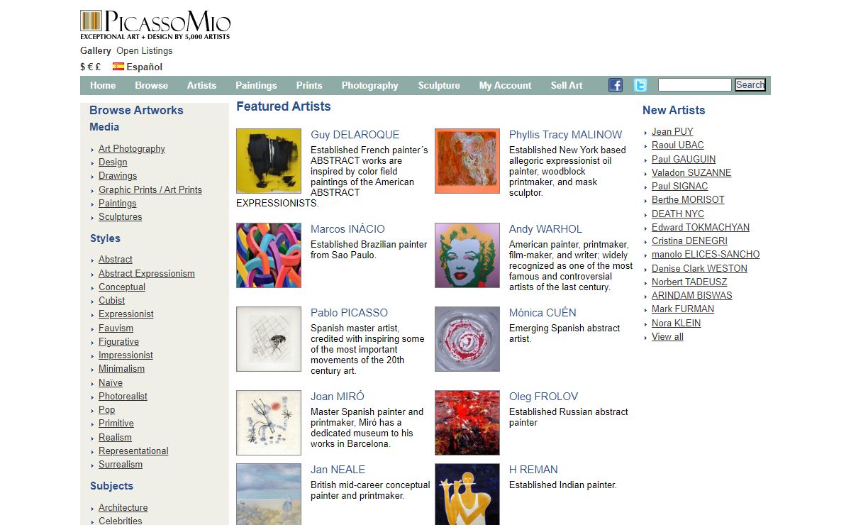 Contemporary Modern Original Fine Art & Design :: PicassoMio