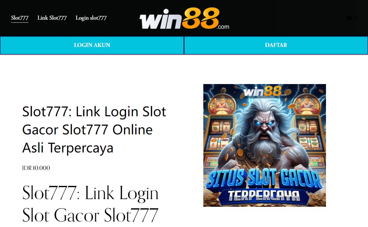 Slot777: Link Login Slot Gacor Slot777 Online Asli Terpercaya