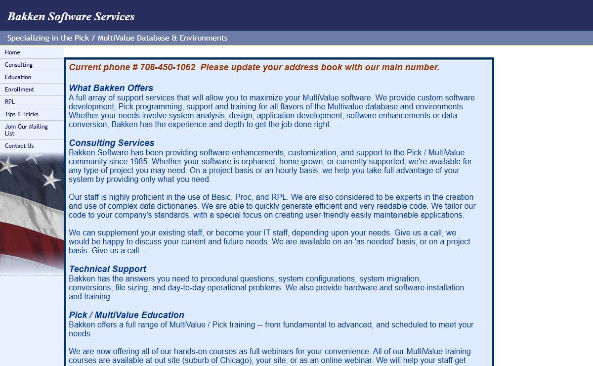 Pick MultiValue Programming, Consulting, Support, & Training