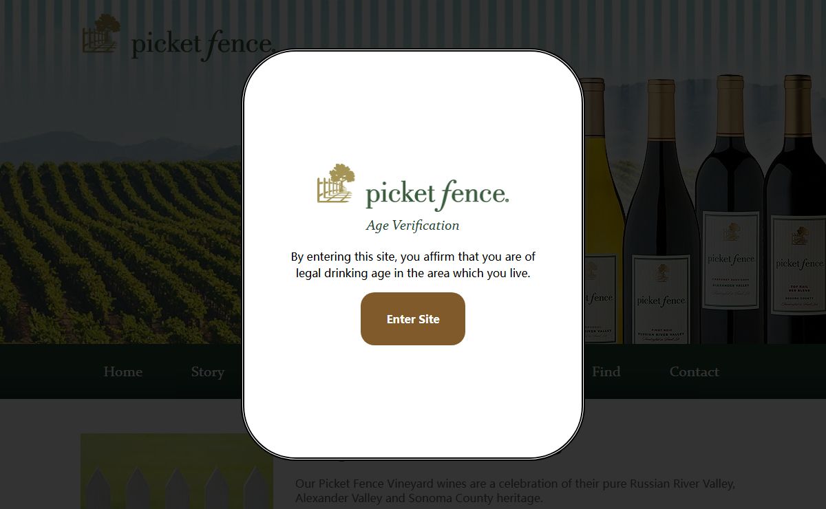 Picket Fence Vineyards - Homepage