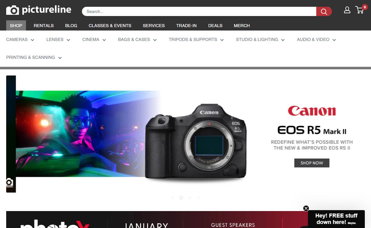 Pictureline Photo Video Digital Cameras, Photography Equipment