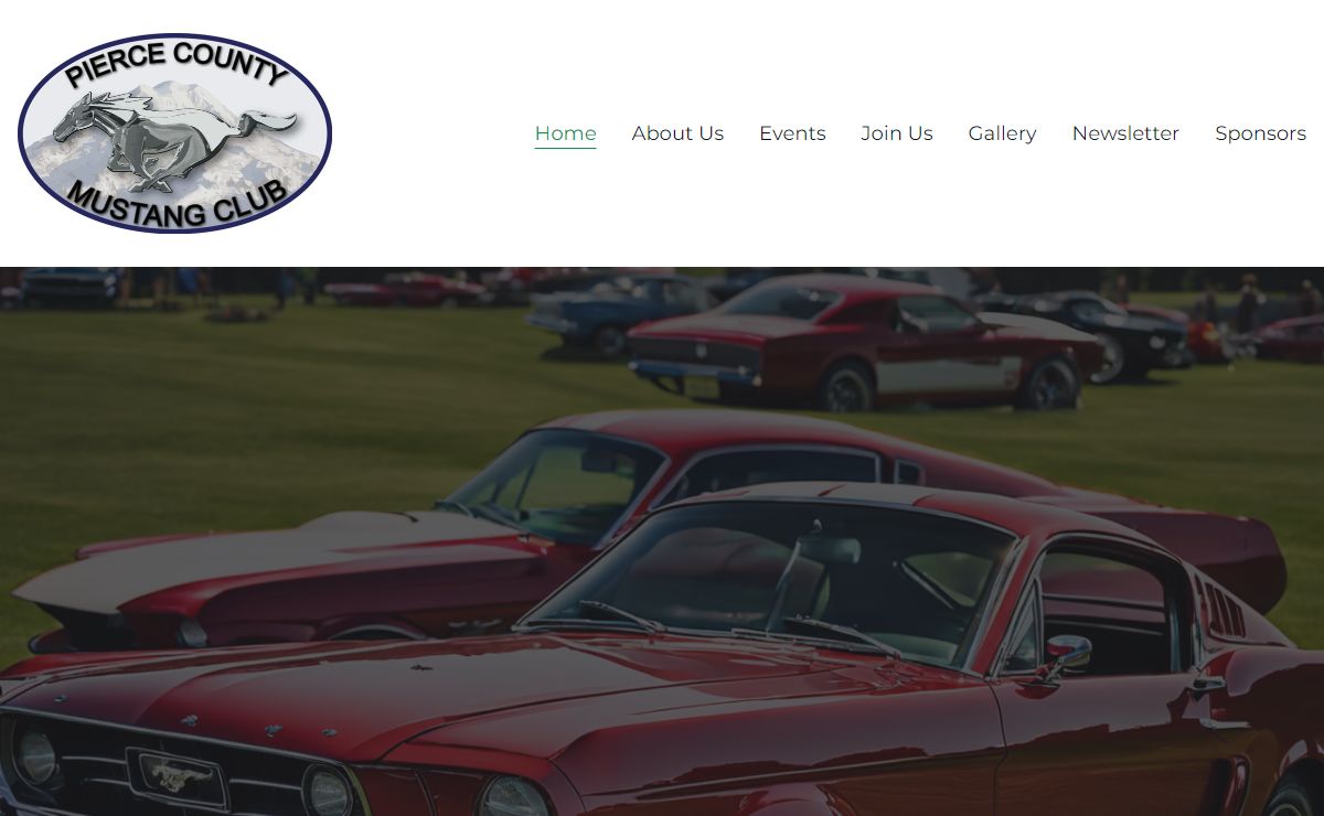 Pierce County Mustang Club - Bringing Ford Motor Co Enthusiasts Together | Pierce County Mustang Club