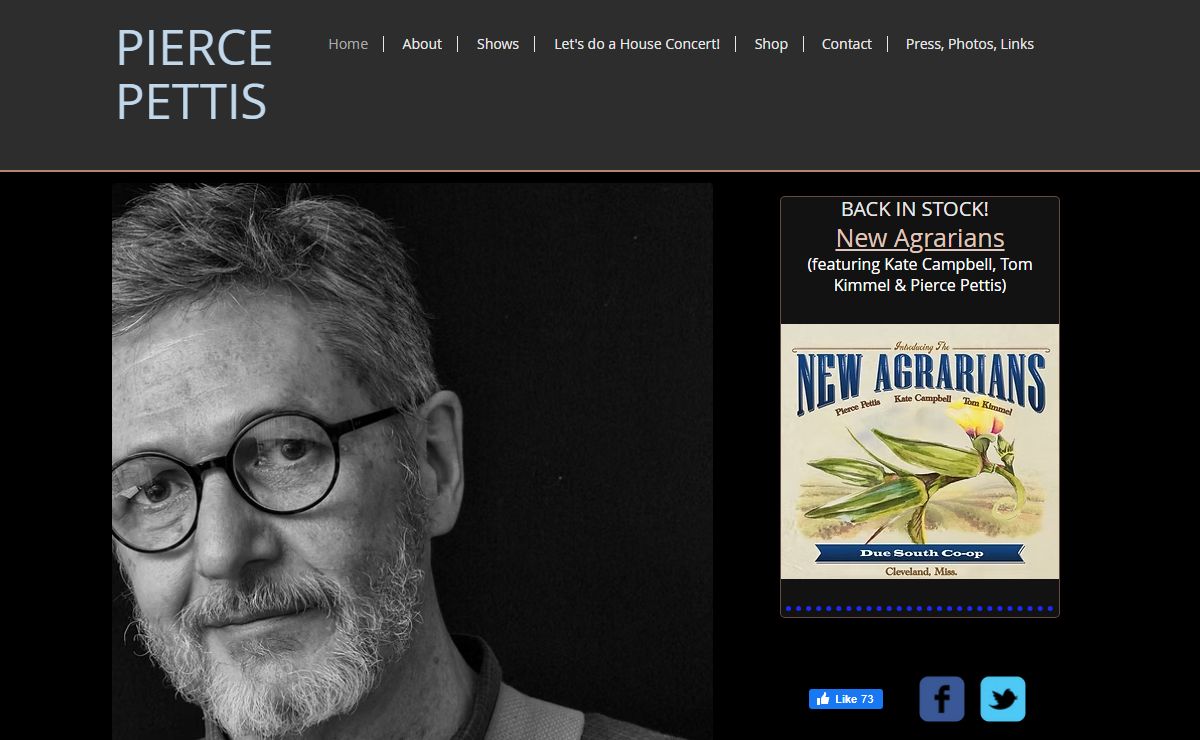acclaimed songwriter & performer Pierce Pettis