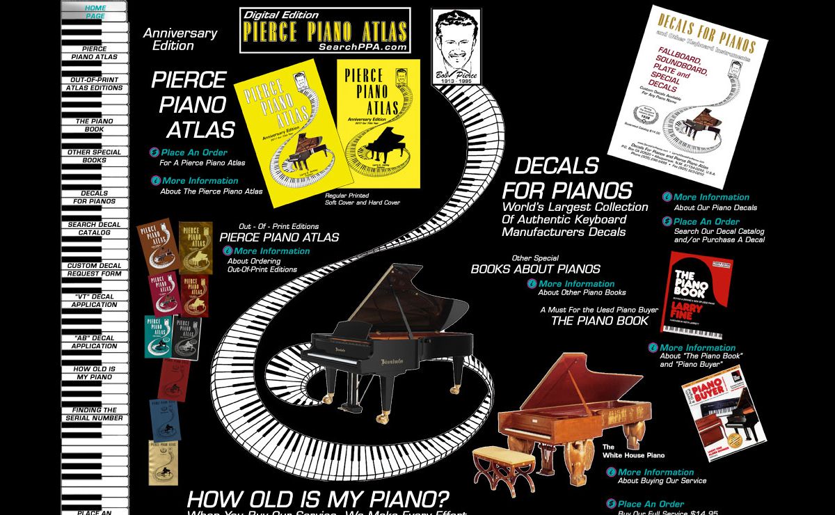 Pierce Piano Atlas and Decals Home Page