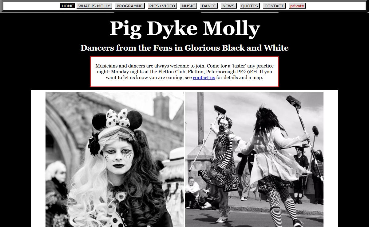 Pig Dyke Molly - Home Page