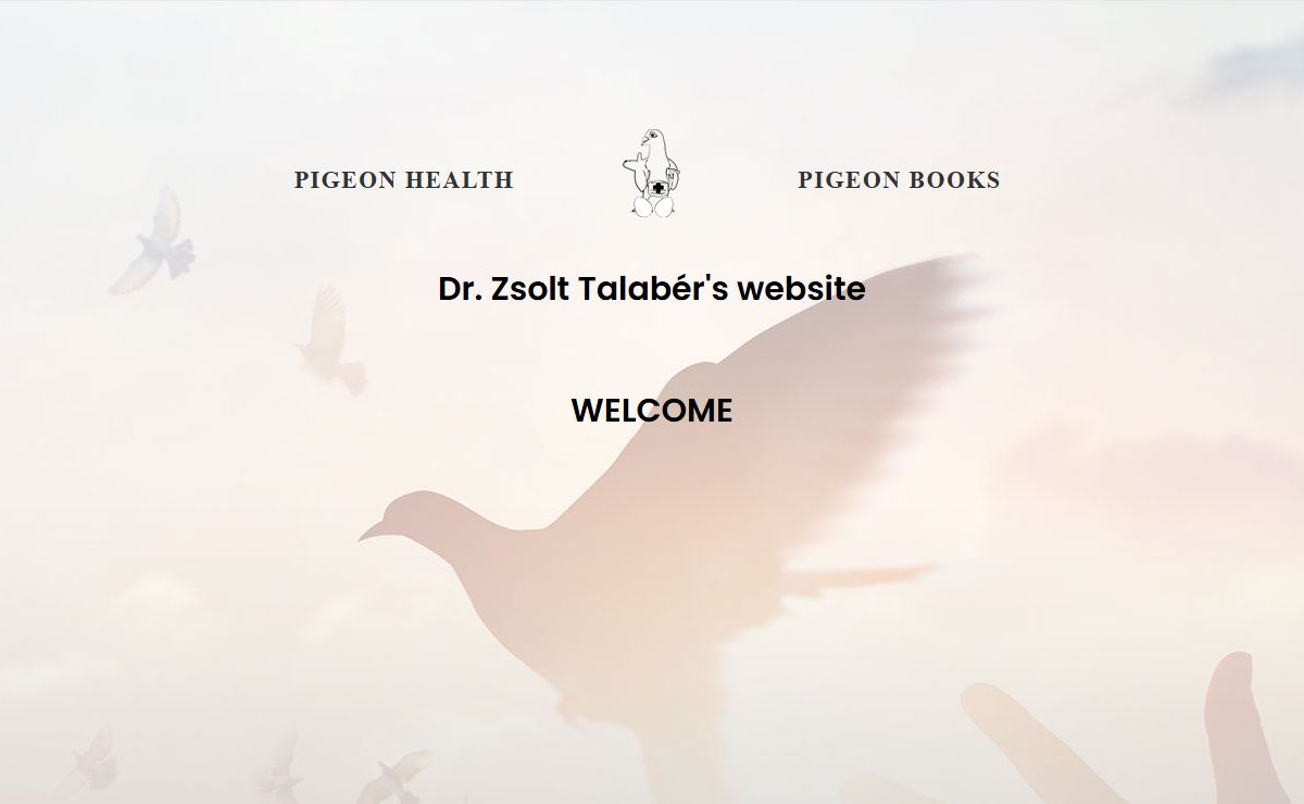 Pigeon Doctor – Pigeon Books – dr. Zsolt Talabér
