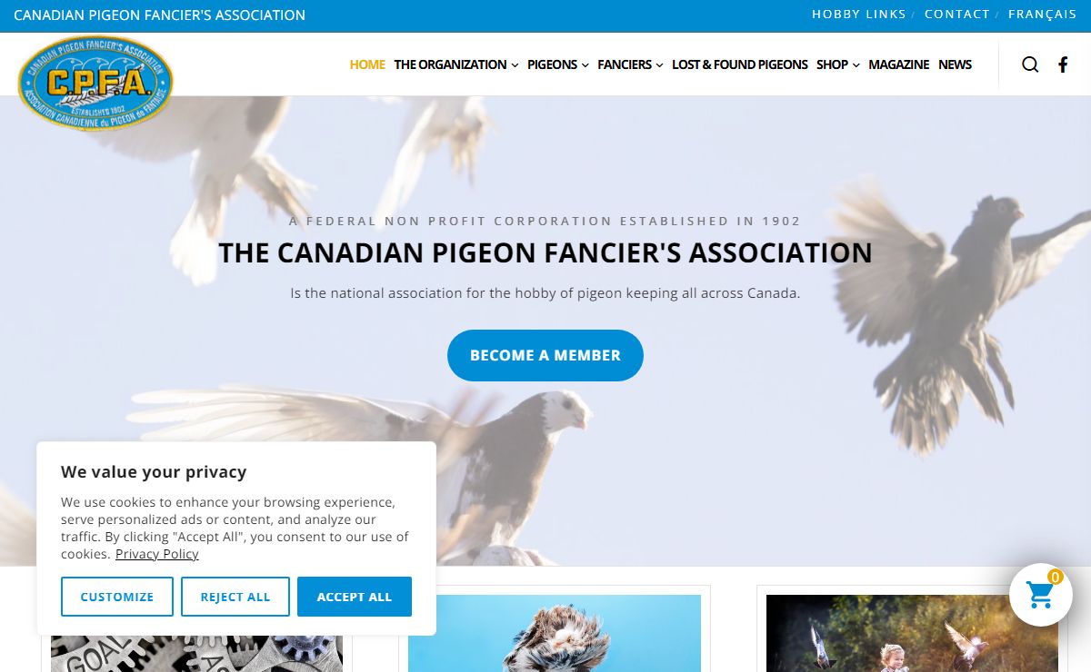 Home - Canadian Pigeon Fanciers Association