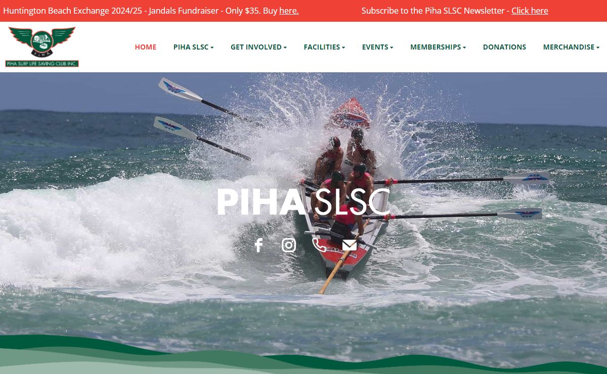Piha SLSC - HOME