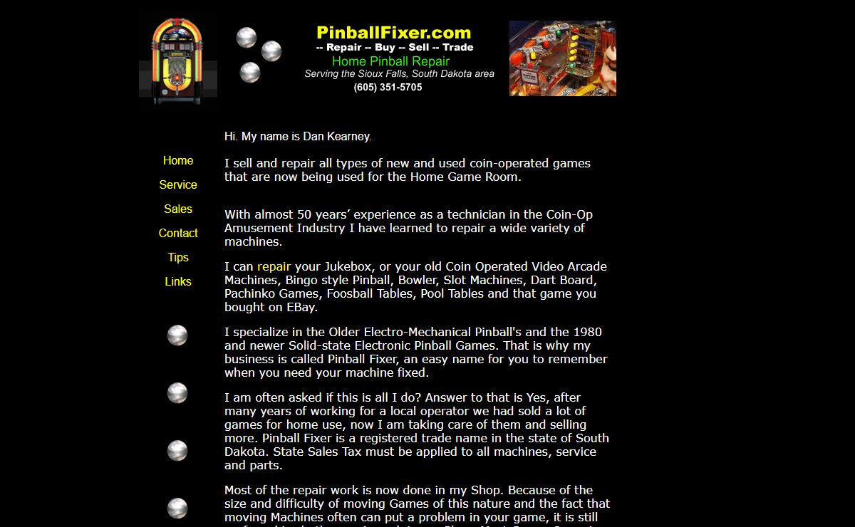 Pinball Fixer Home Page