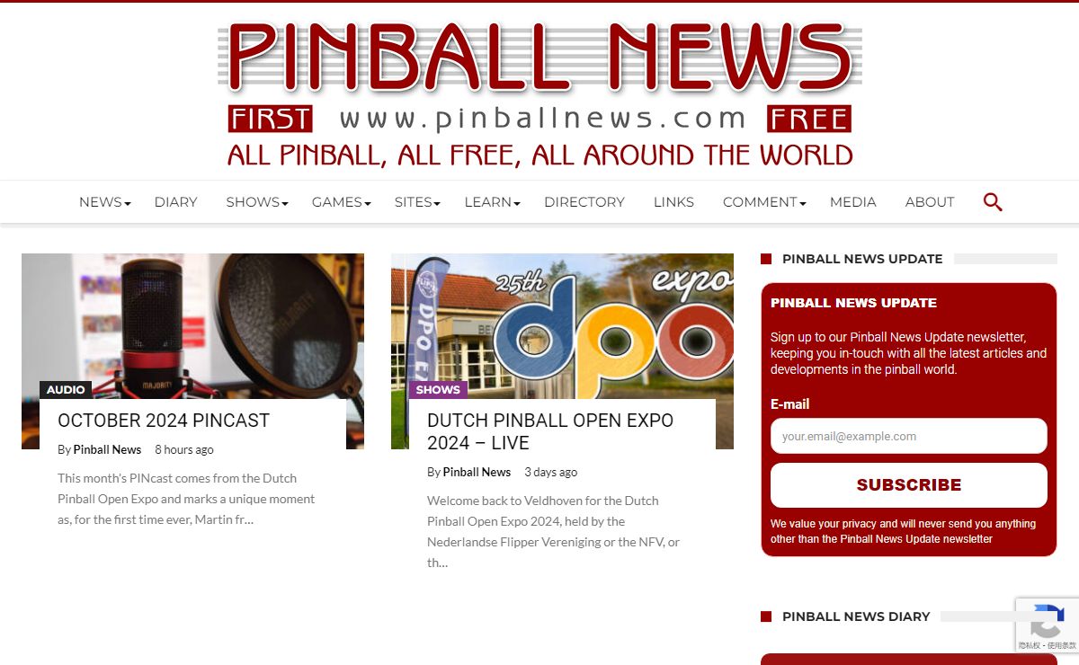 Welcome to Pinball News – First & Free – Pinball News – First & Free