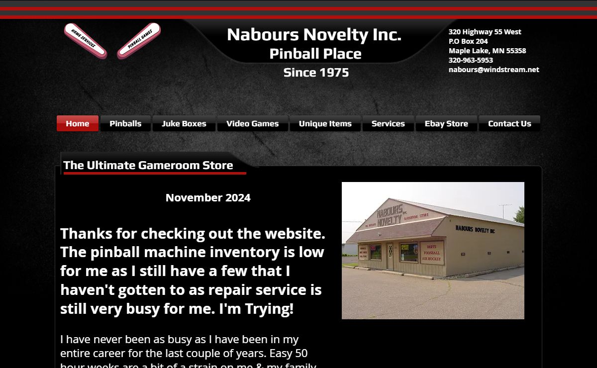 Nabours Novelty Inc.