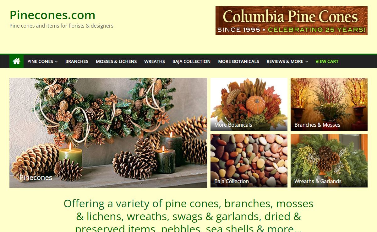 Buy Pine Cones Here! - PineCones.com