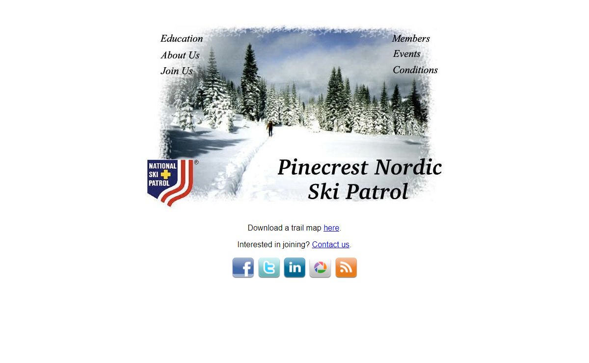Pinecrest Nordic Ski Patrol