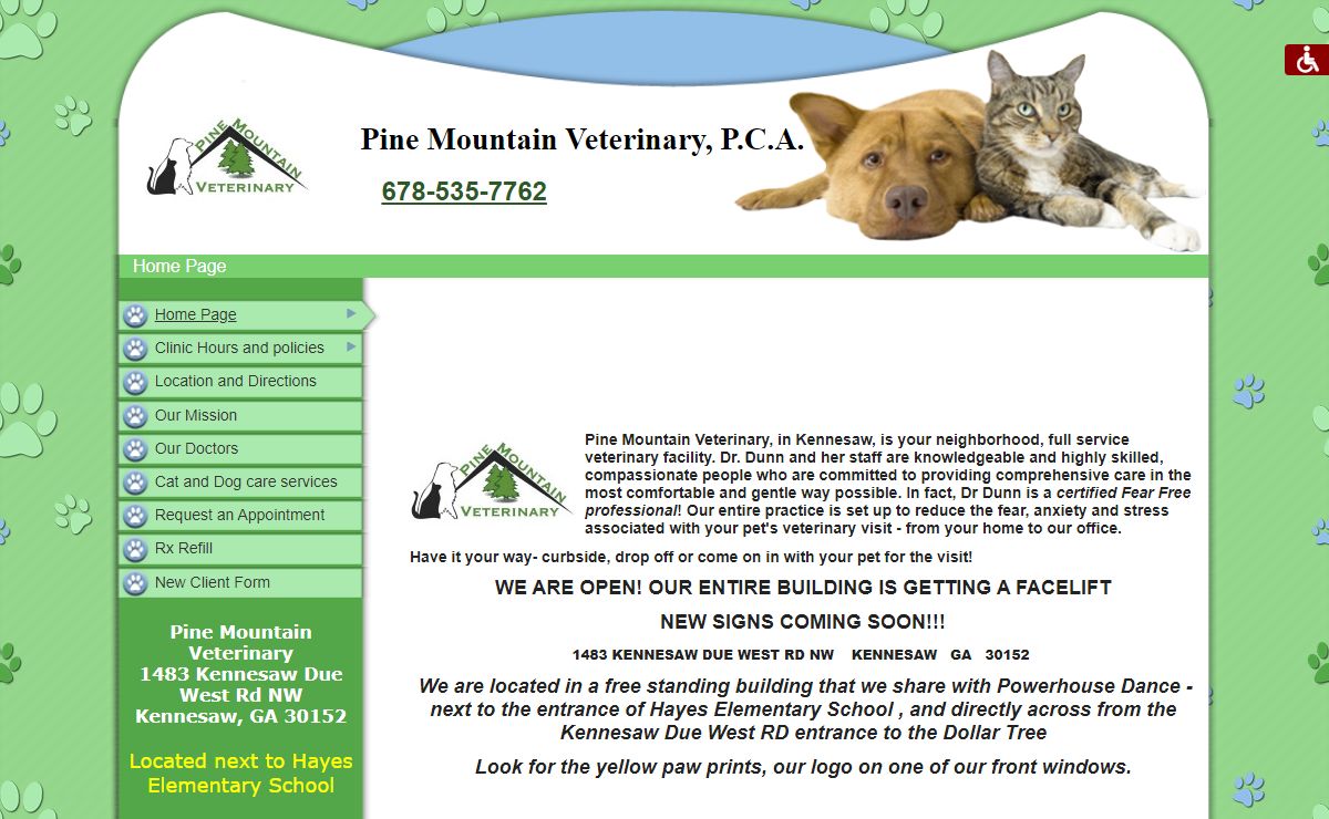 Pine Mountain Veterinary in Kennesaw, Georgia - Home Page