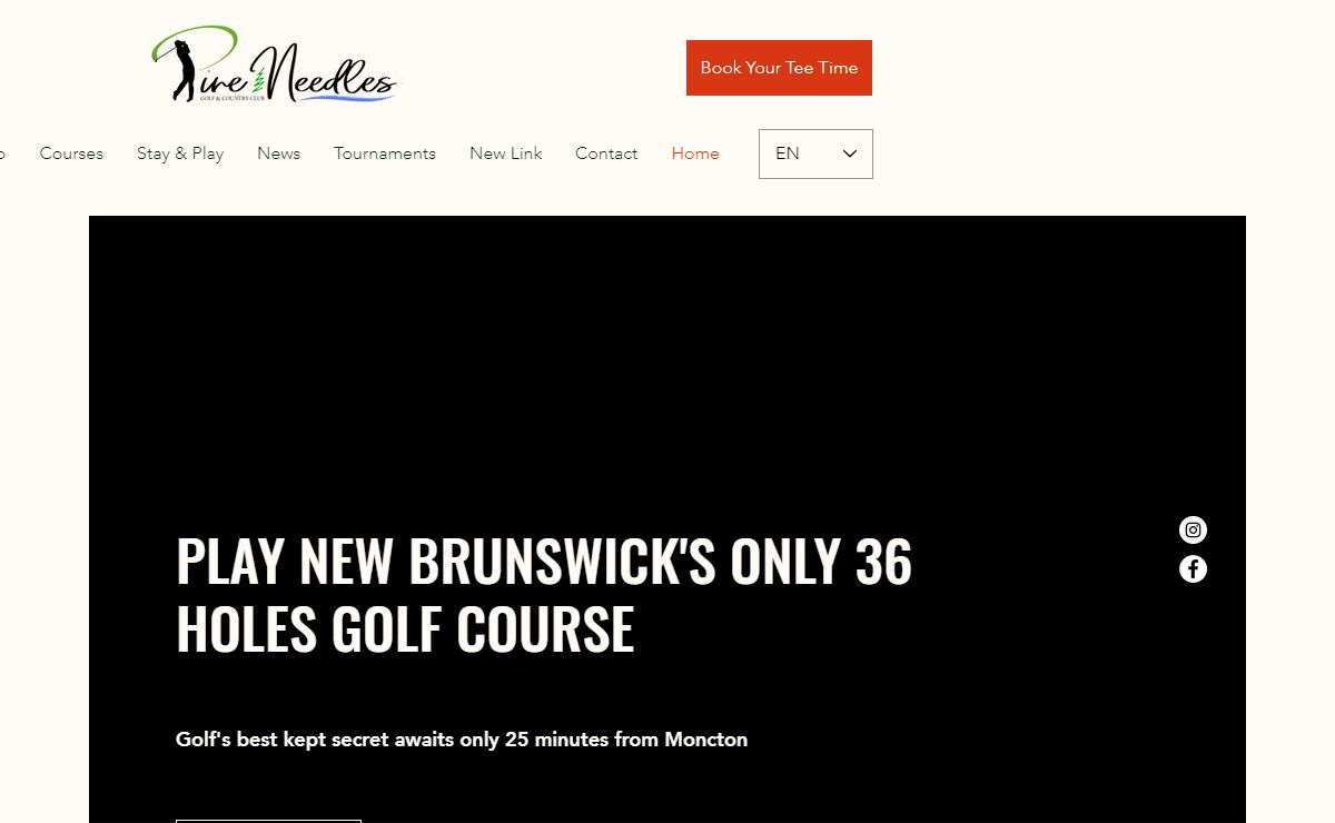 Golf | Pine Needles Golf | New Brunswick