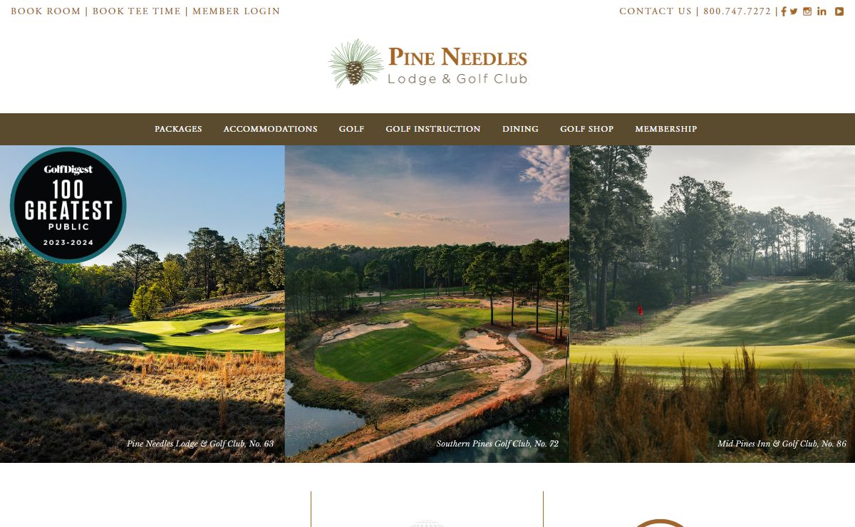 Pine Needles Lodge & Golf Club | Southern Pines, NC