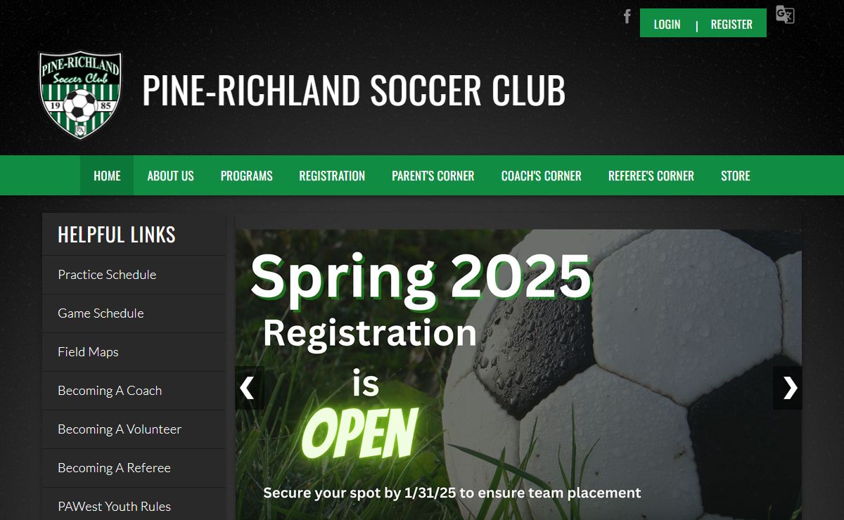 Pine-Richland Soccer Club > Home