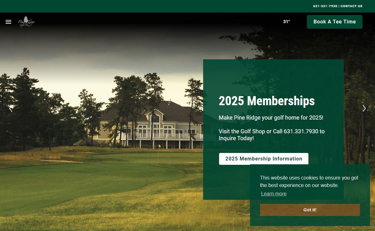 Pine Ridge Golf Club | Golf Courses Long Island New York