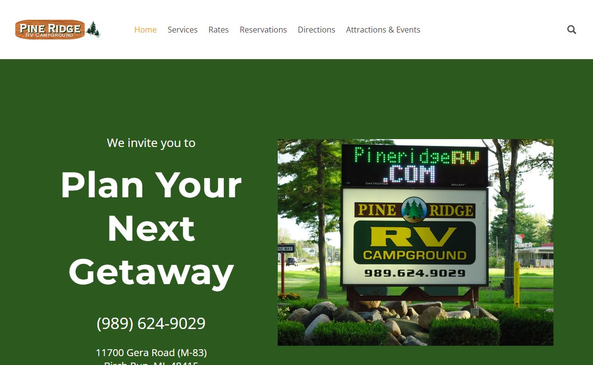 Pine Ridge RV Campground - Home