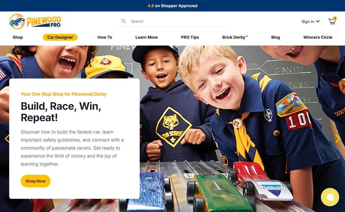 Pinewood Derby Cars - Designs - Speed Supplies - Free Tips