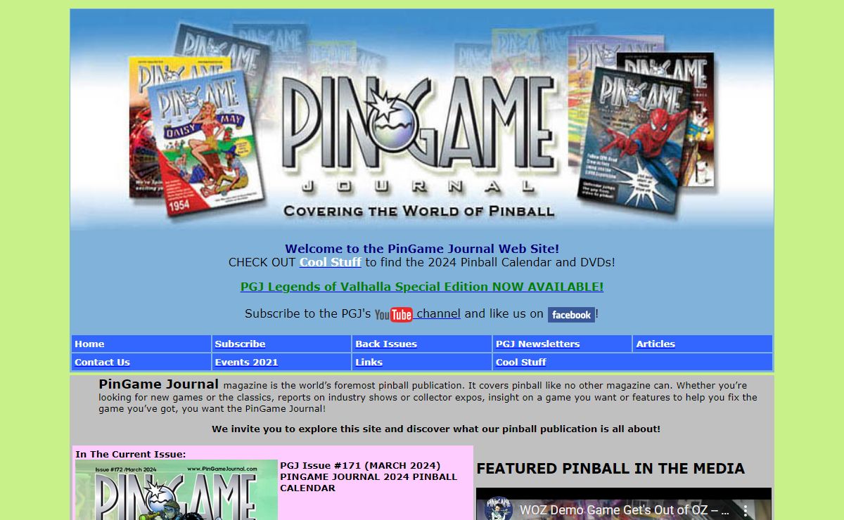 The Pingame Journal--Pinball magazine, pinball machine magazine, arcade, coin-op, pingame, pin ball publication