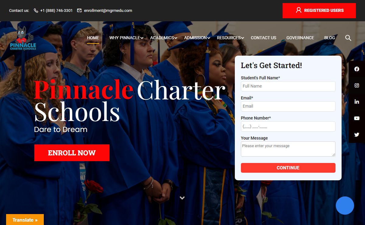 Pinnacle Charter Schools | Excellence in Education -