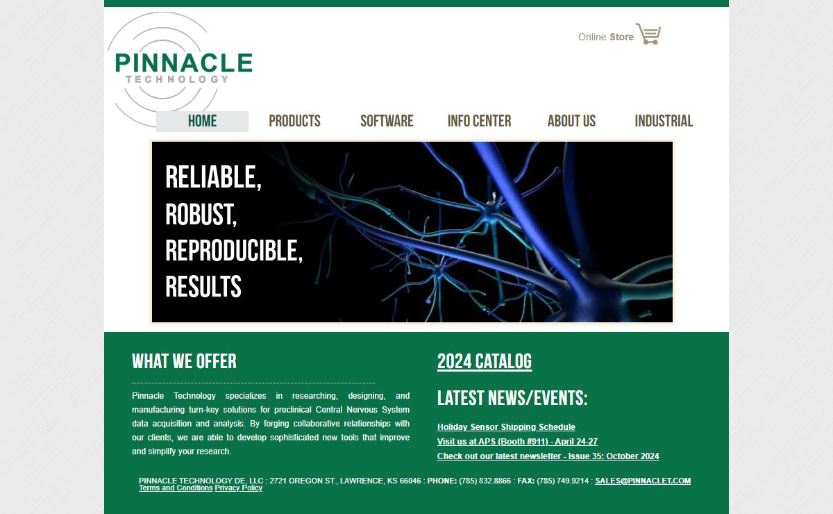 Pinnacle Technology, Inc | Neurological Tools for Data Acquisition and Analysis