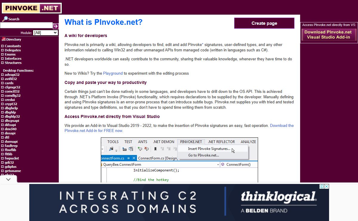 pinvoke.net: the interop wiki!