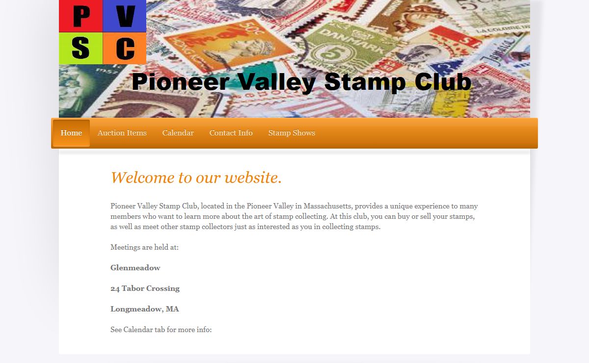 Pioneer Valley Stamp Club - Home