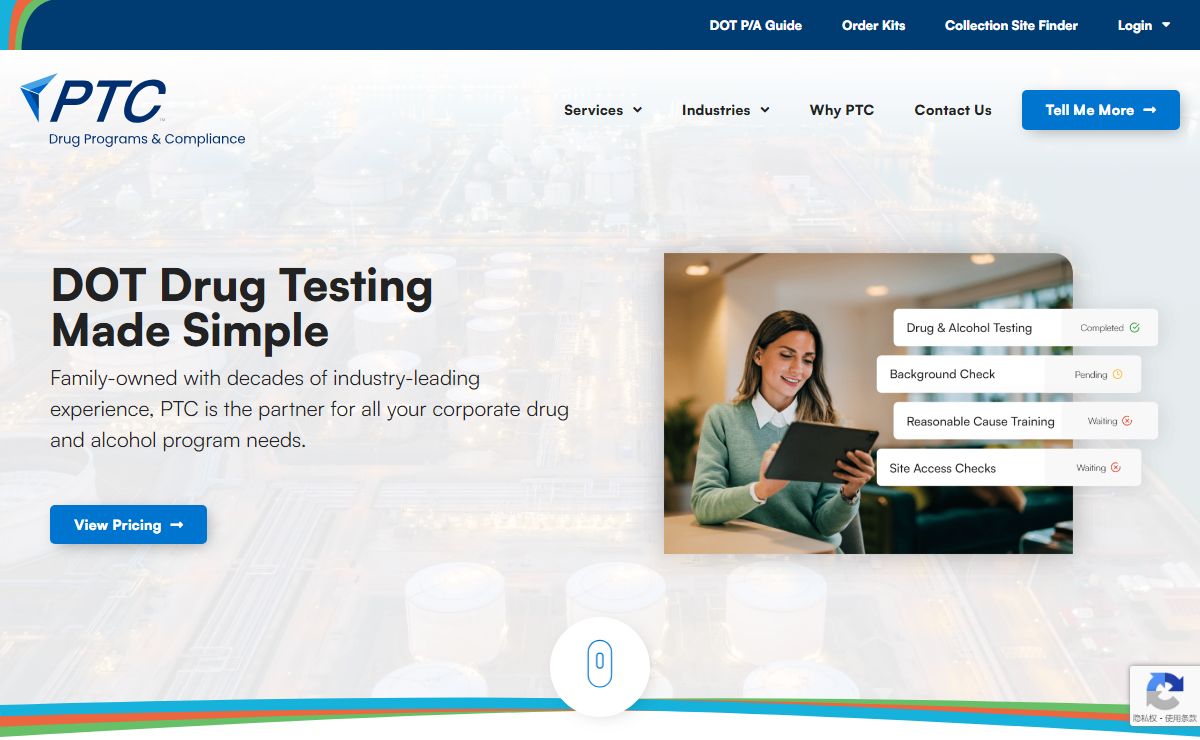 DOT Drug Programs and Compliance Made Simple - Pipeline Testing Consortium, Inc.