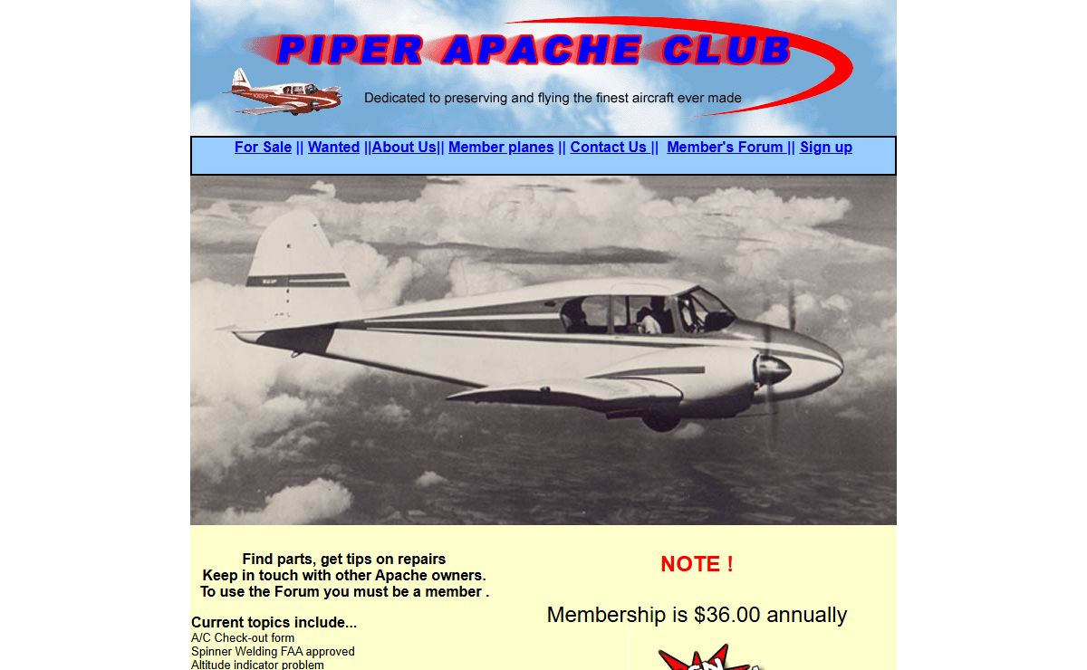 Piper Apache club