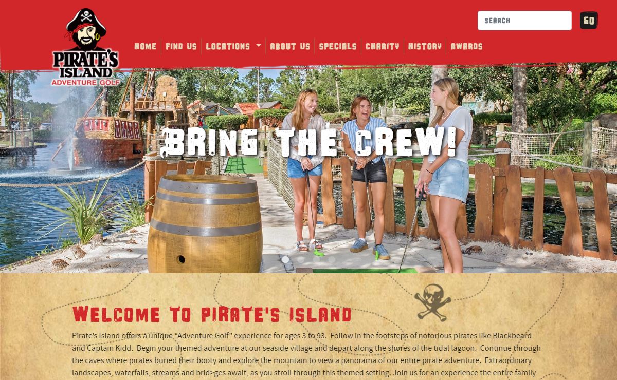 Home | Pirate's Island Adventure Golf