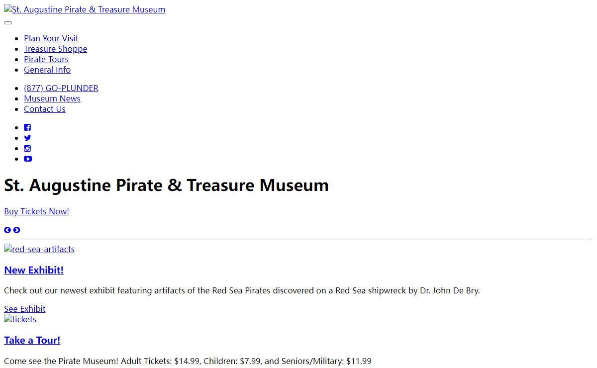 St. Augustine Pirate & Treasure Museum