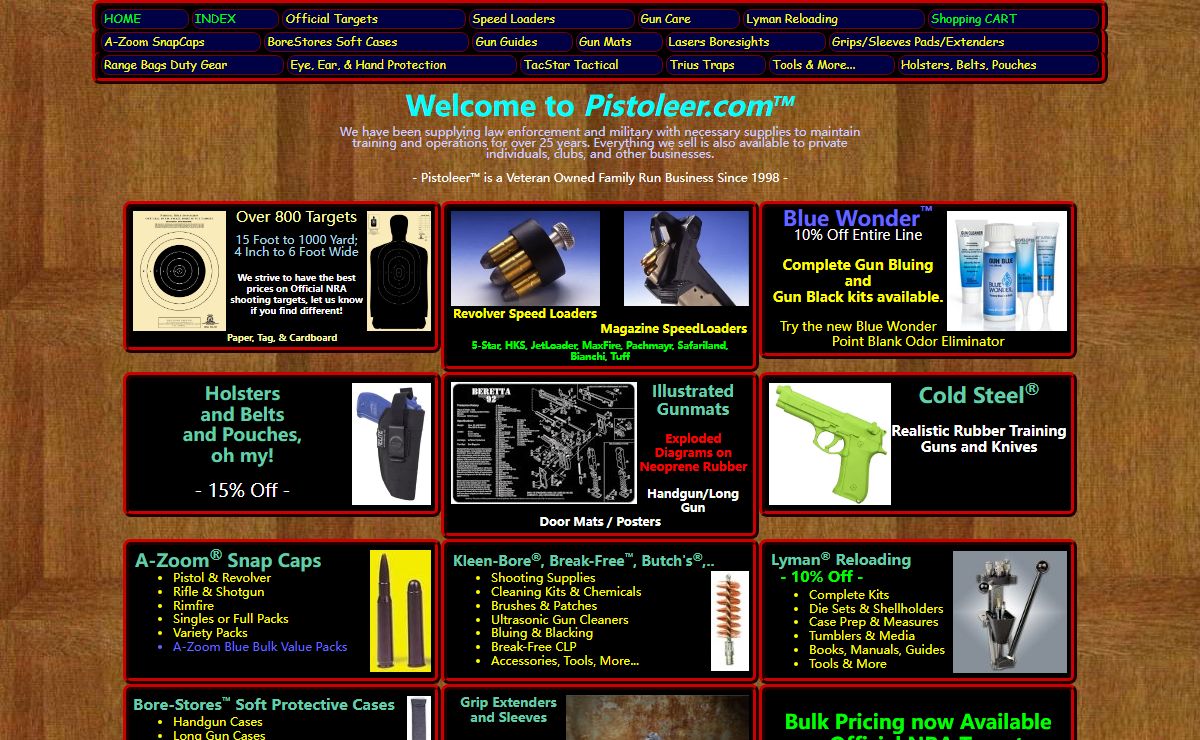 Official NRA Shooting Targets, Speedloaders, Supplies, More