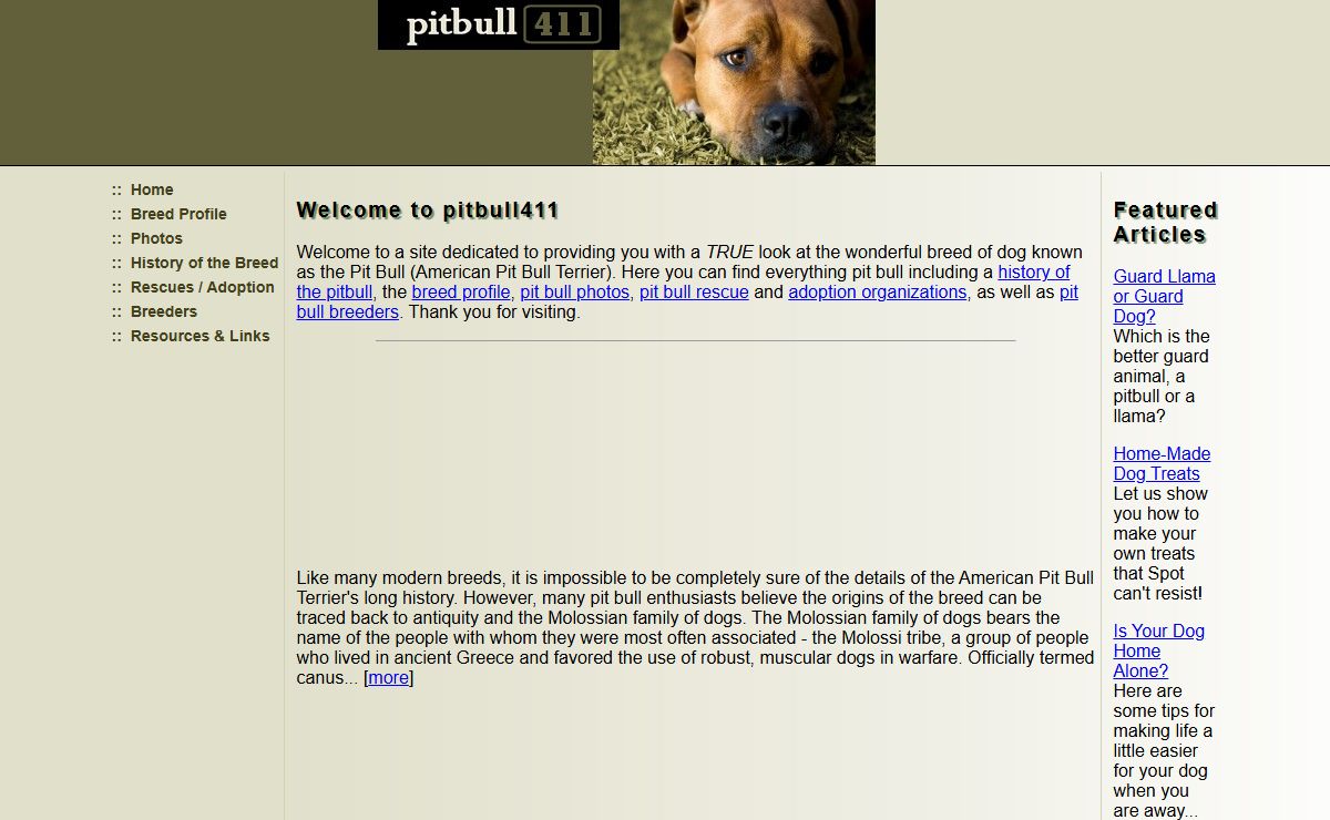 Pit Bull 411 - Pitbull Dog