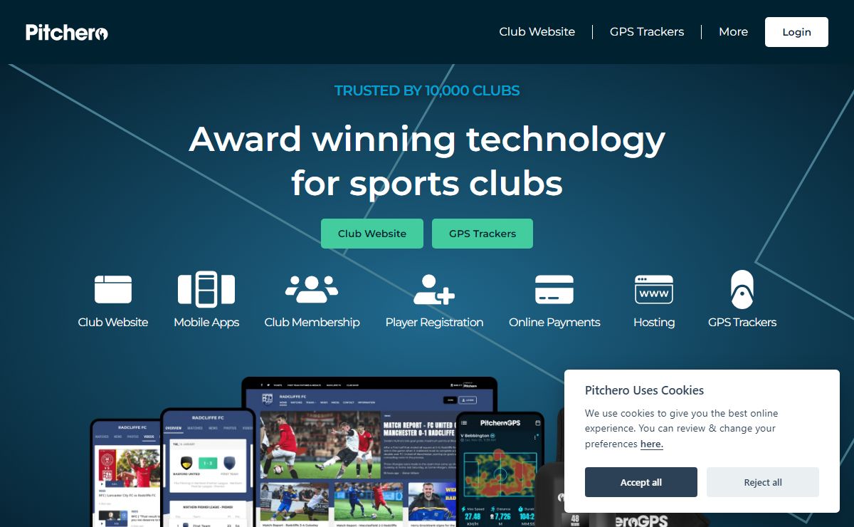 Everything you need to manage your sports club online
