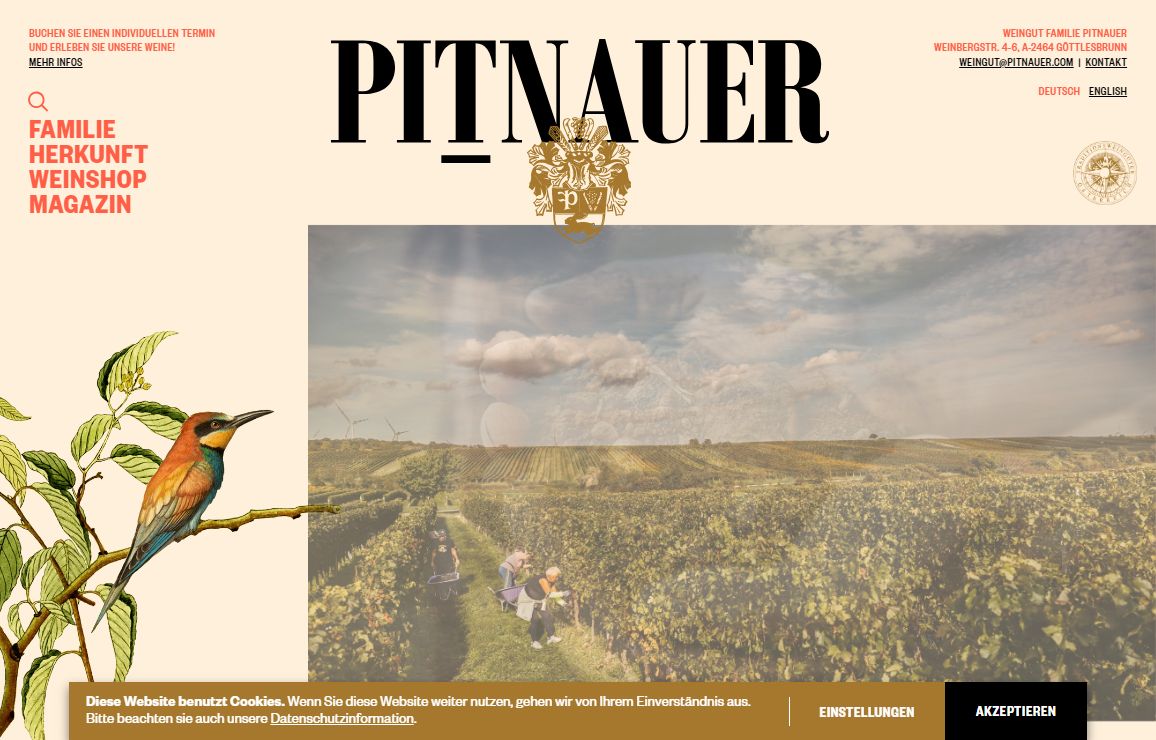 Weingut Familie Pitnauer, Carnuntum, Österreich